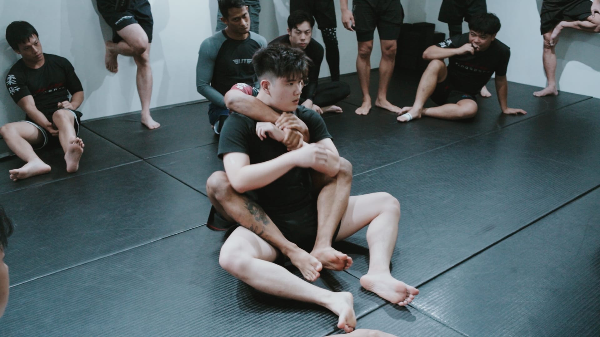 Training at Brazilian Jiu Jitsu Singapore