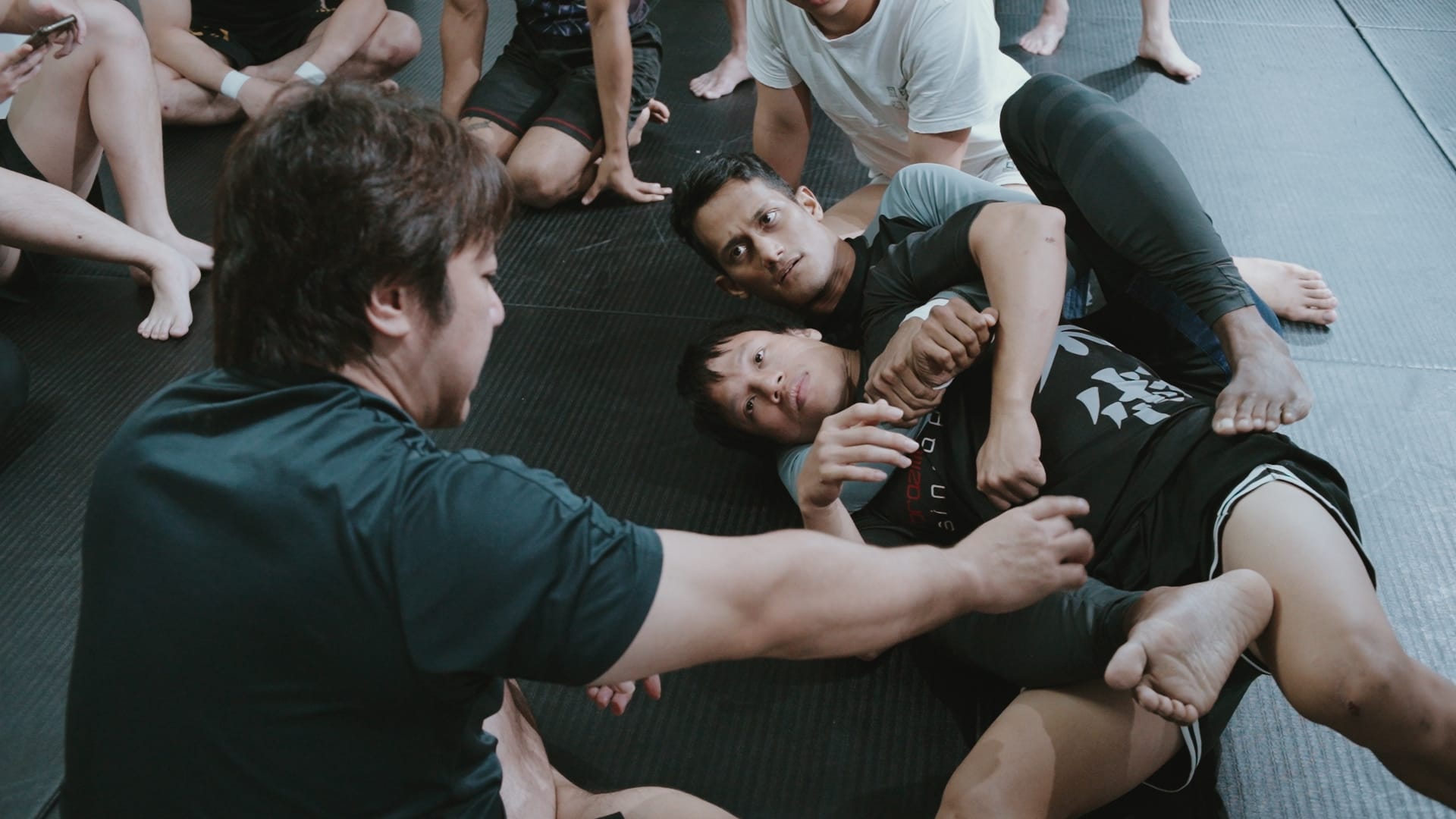 Training at Brazilian Jiu Jitsu Singapore