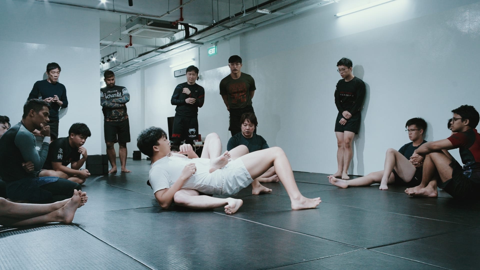 Training at Brazilian Jiu Jitsu Singapore